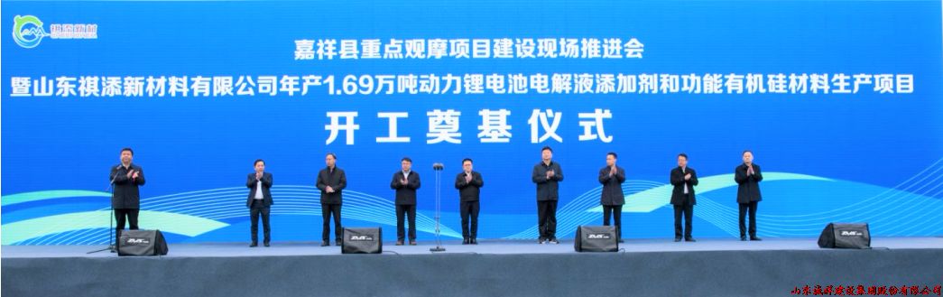 山东祺添新材料有限公司年产1.69万吨动力锂